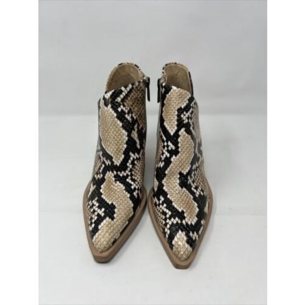 Vince Camuto Snake Skin Ankle Boots Size 6